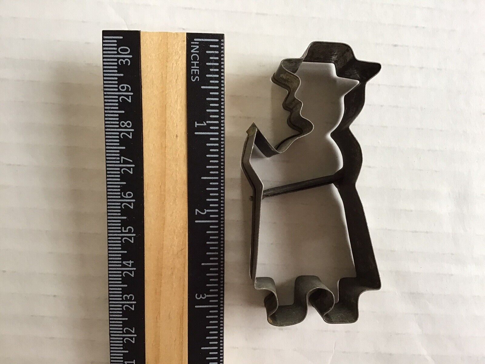 Antique 1900's PreacherMan  3” Tin Cookie Cutter