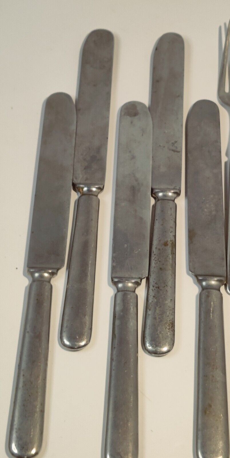 ANITQUE 1900s CUEVEE WARRANTED SILVER CUTLERY SILVERWARE FLATWARE STAMPED