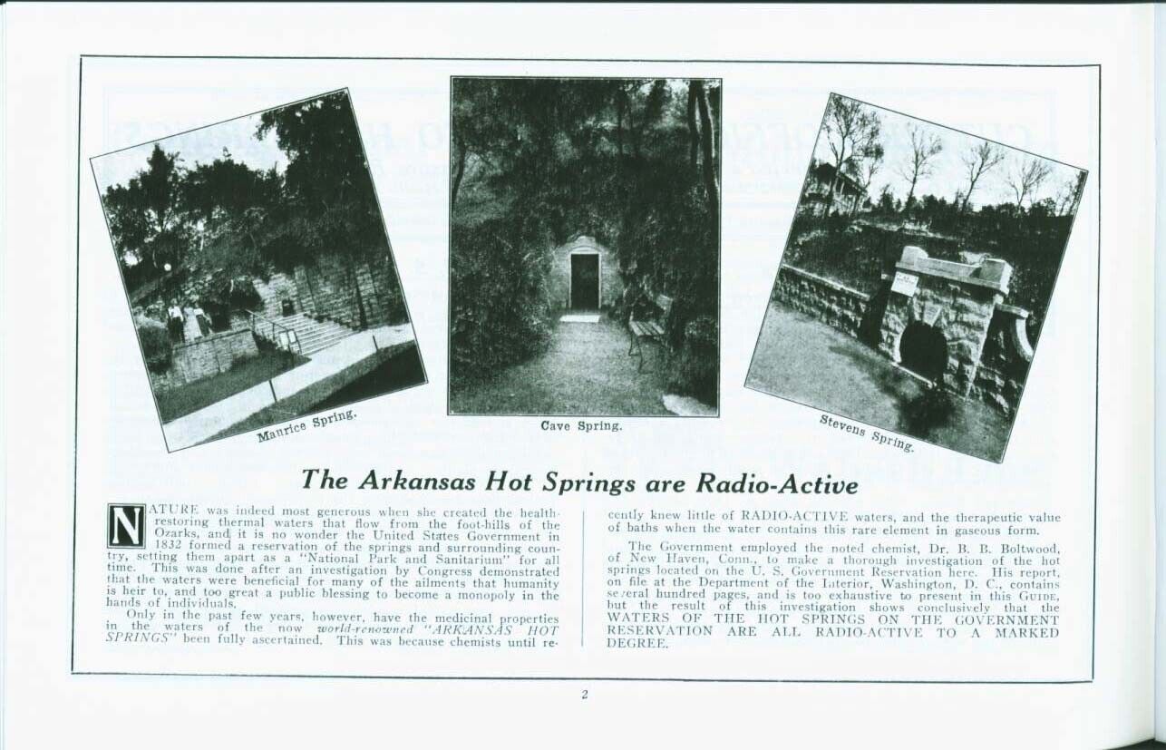 Cutter's Official Guide to Hot Springs, Arkansas--1 lot of 10 copies