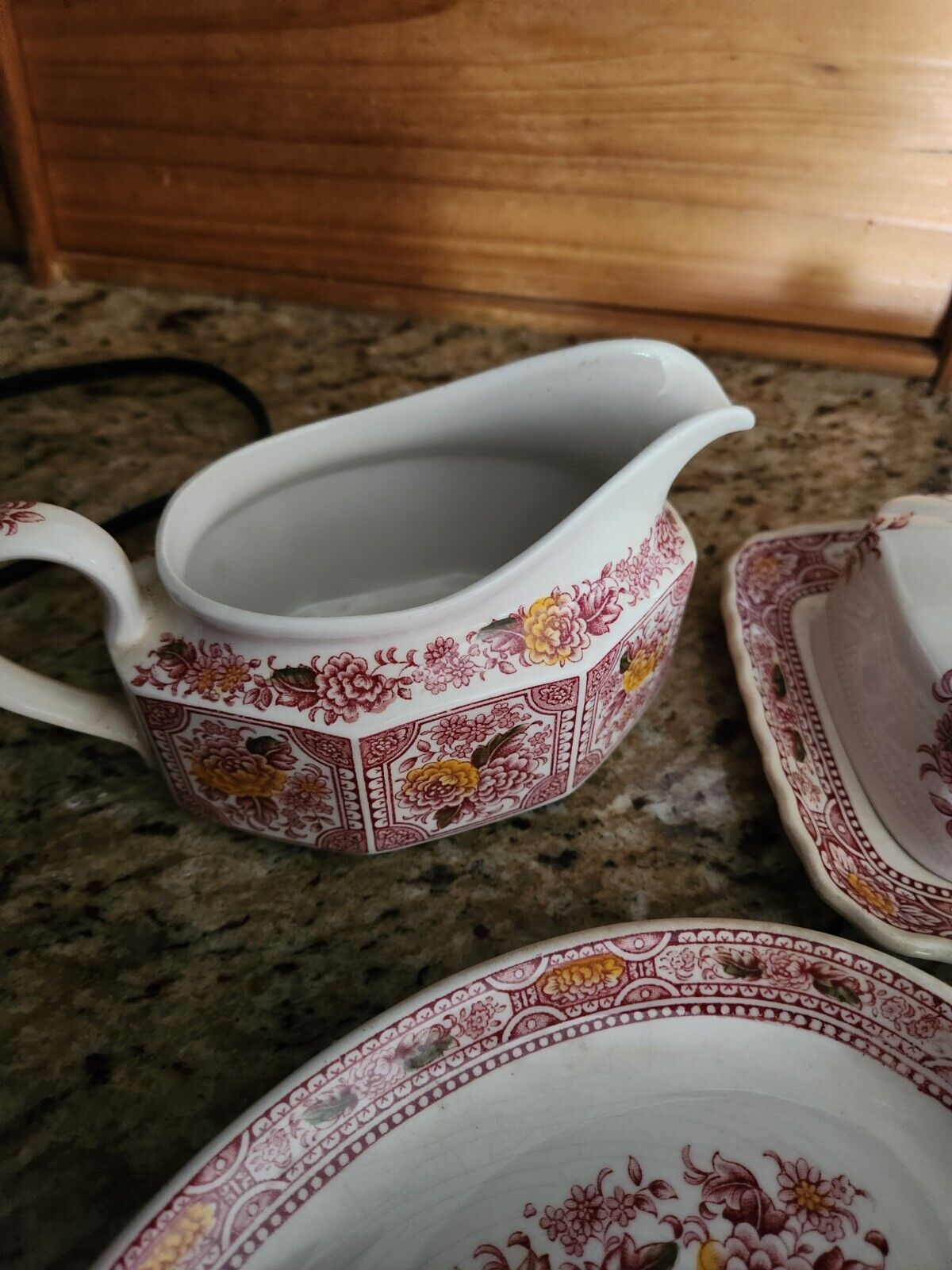 Staffordshire Ironstone "Canterbury" Serveware Hand Engraved by Ridgway