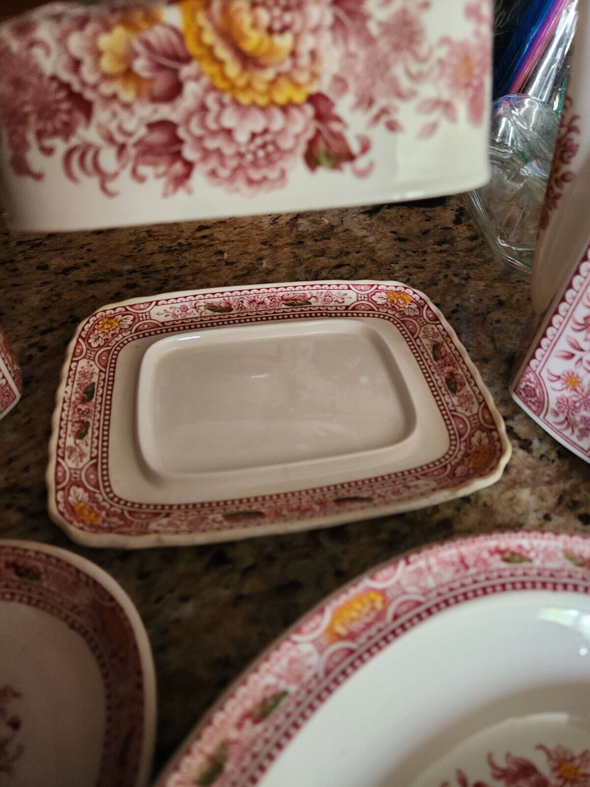 Staffordshire Ironstone "Canterbury" Serveware Hand Engraved by Ridgway