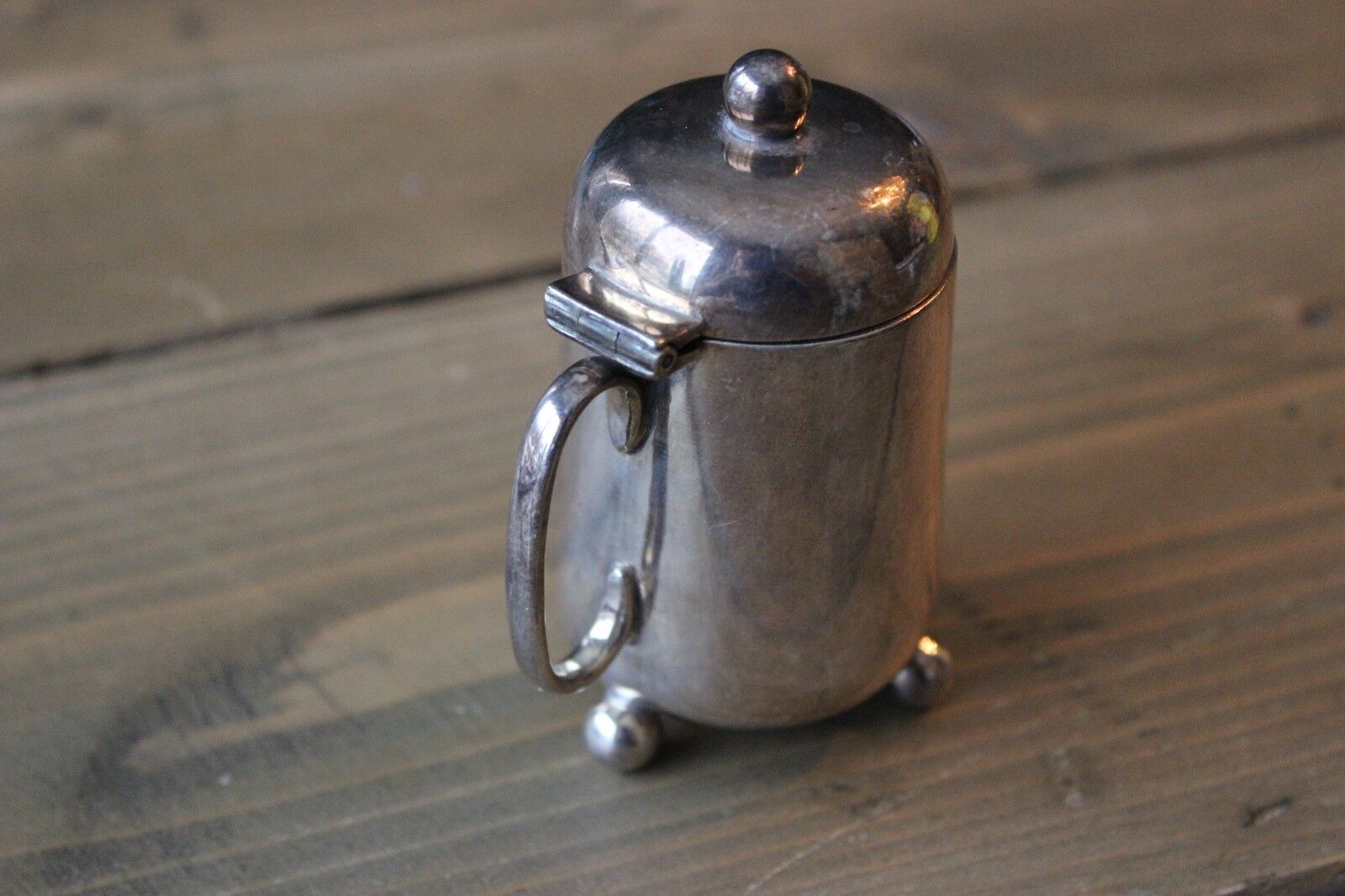 Antique 1800s William Hutton and Sons Silverplated Sugar Jar