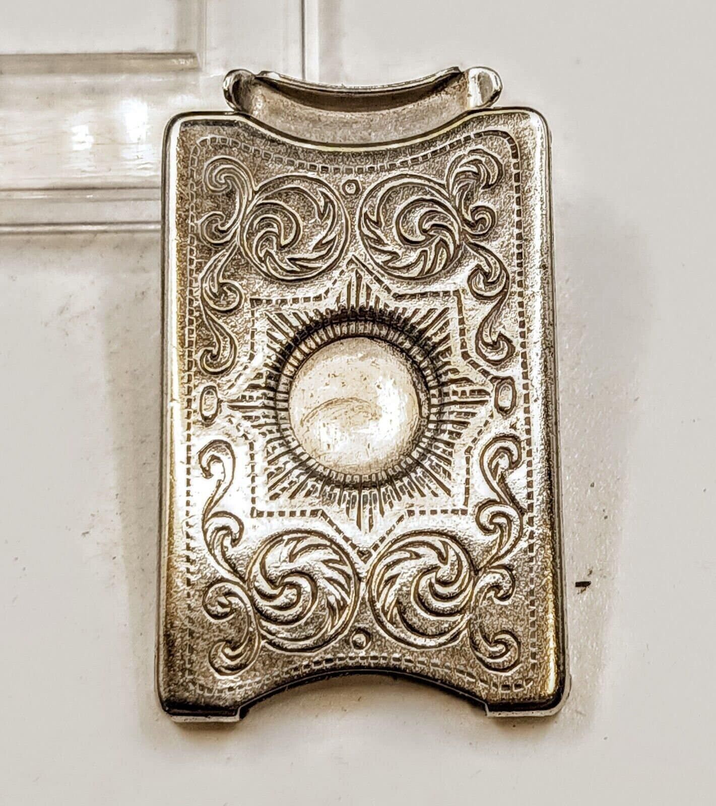 Antique Lady Churchill Guillotine Pocket Cigar Cutter Early 1900's Working Order