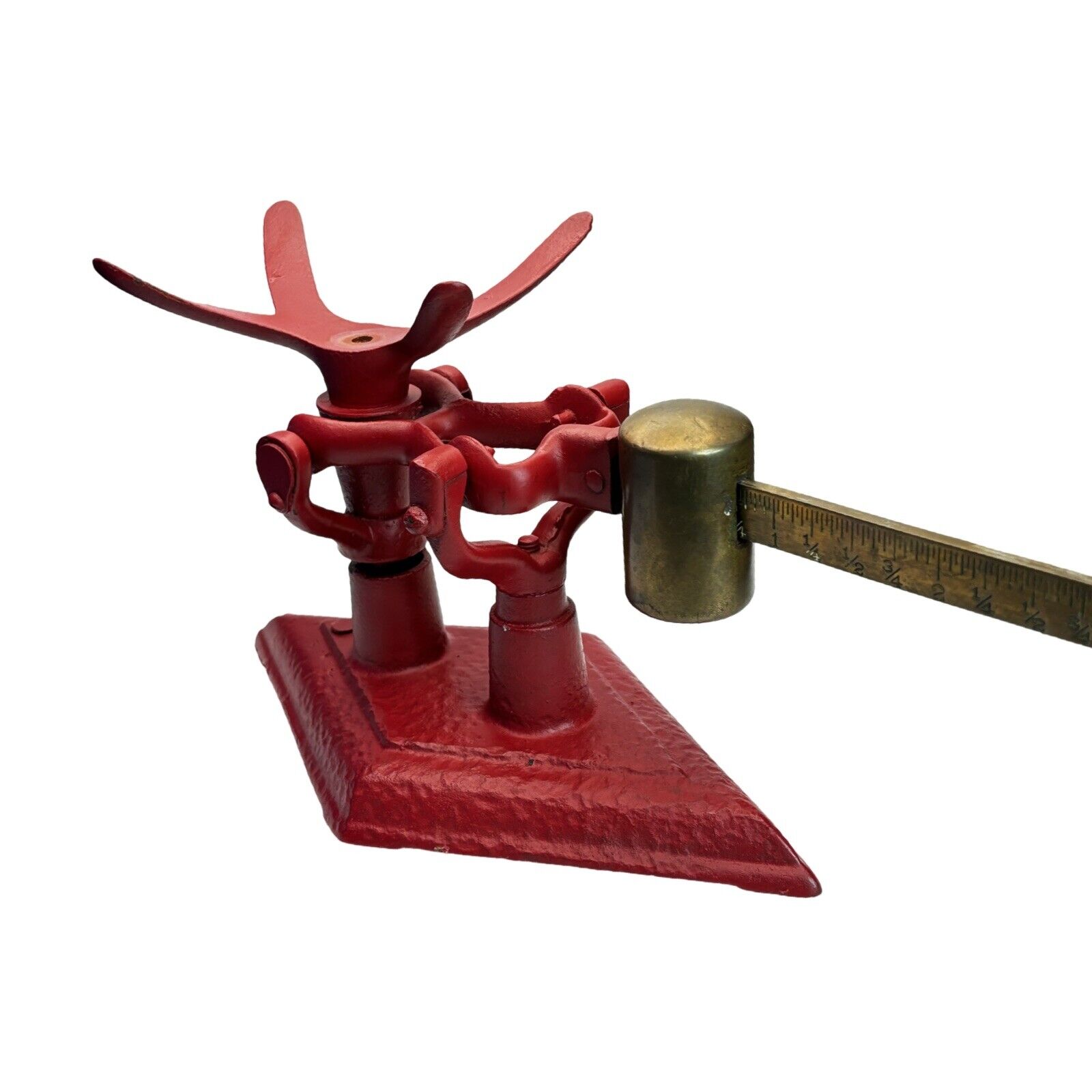 Antique American Scale Iron & Brass Antique From General Store Union City 1900s