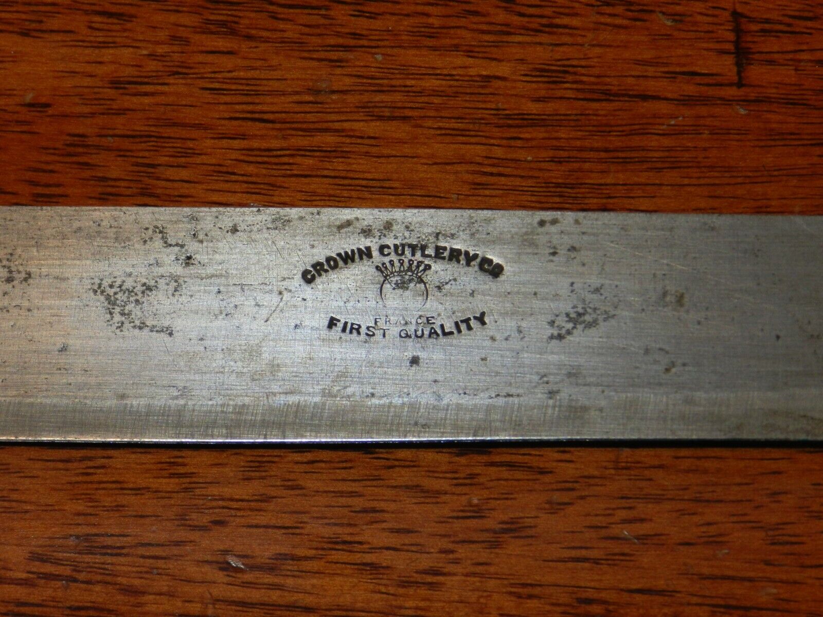 RARE 1900s Antique 14" Blade CROWN CUTLERY *** Knife FRANCE