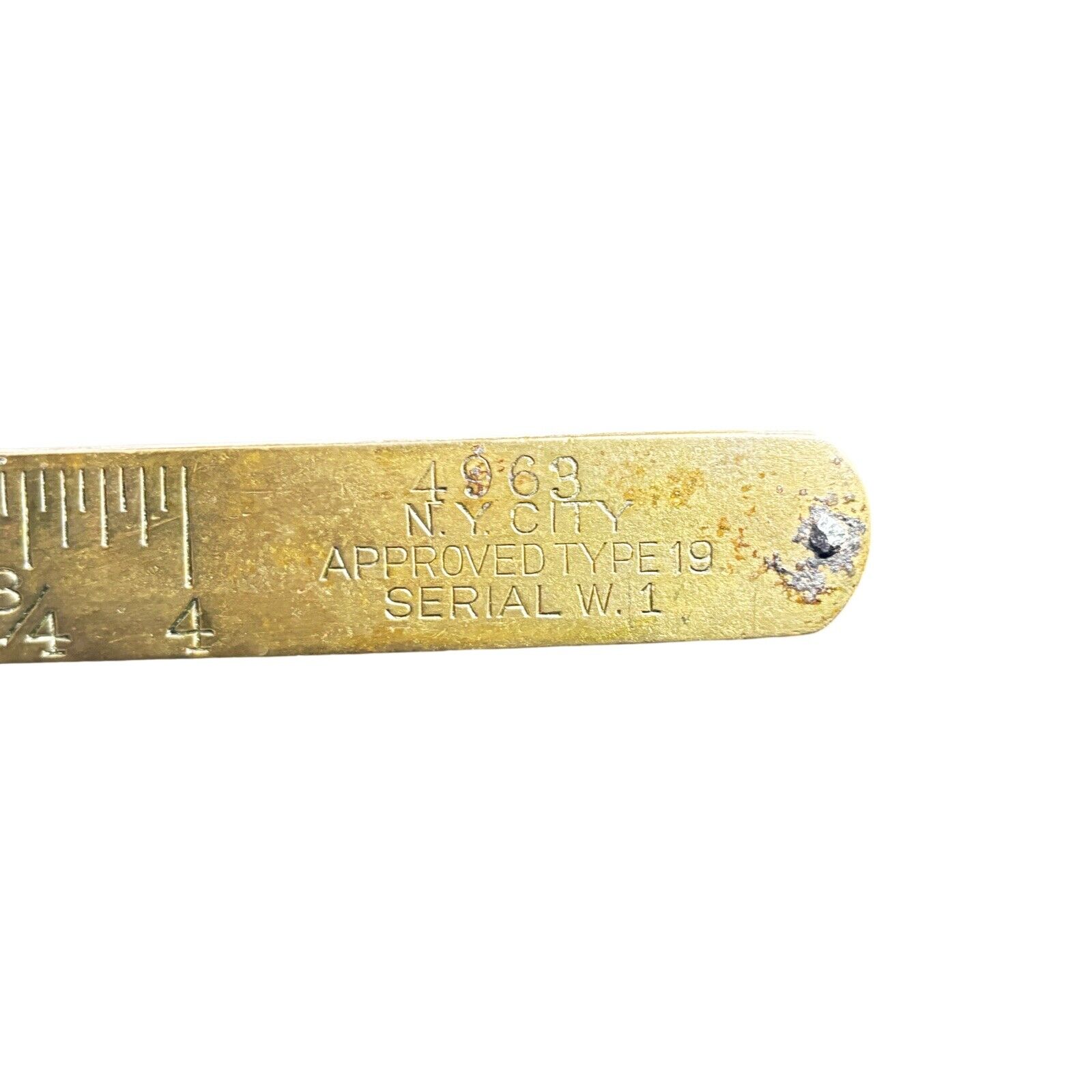 Antique American Scale Iron & Brass Antique From General Store Union City 1900s