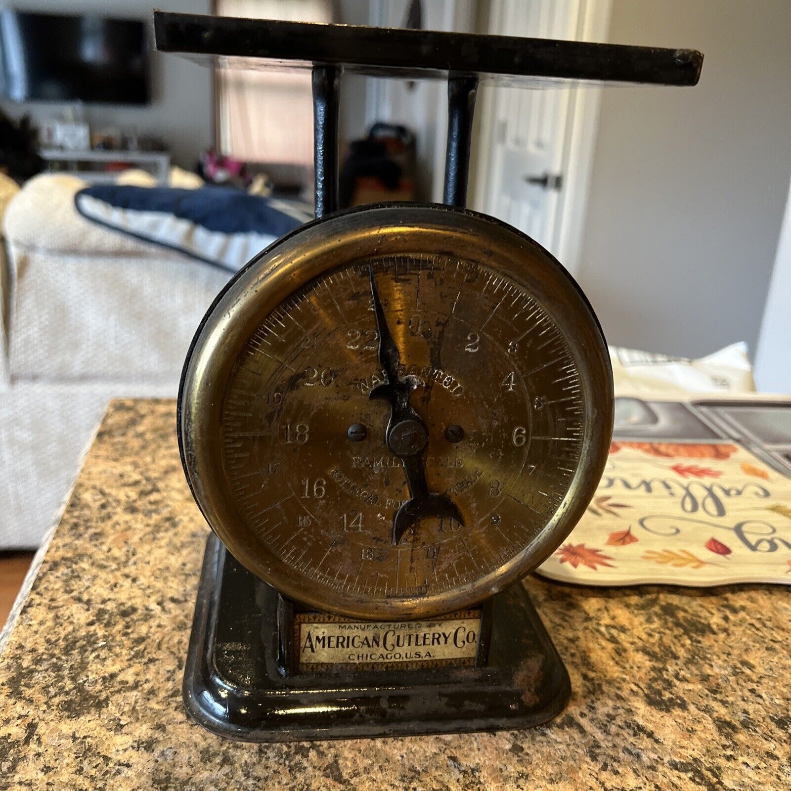 VINTAGE 9” HIGH 1900s AMERICAN CUTLERY CO. Family Young America SCALE