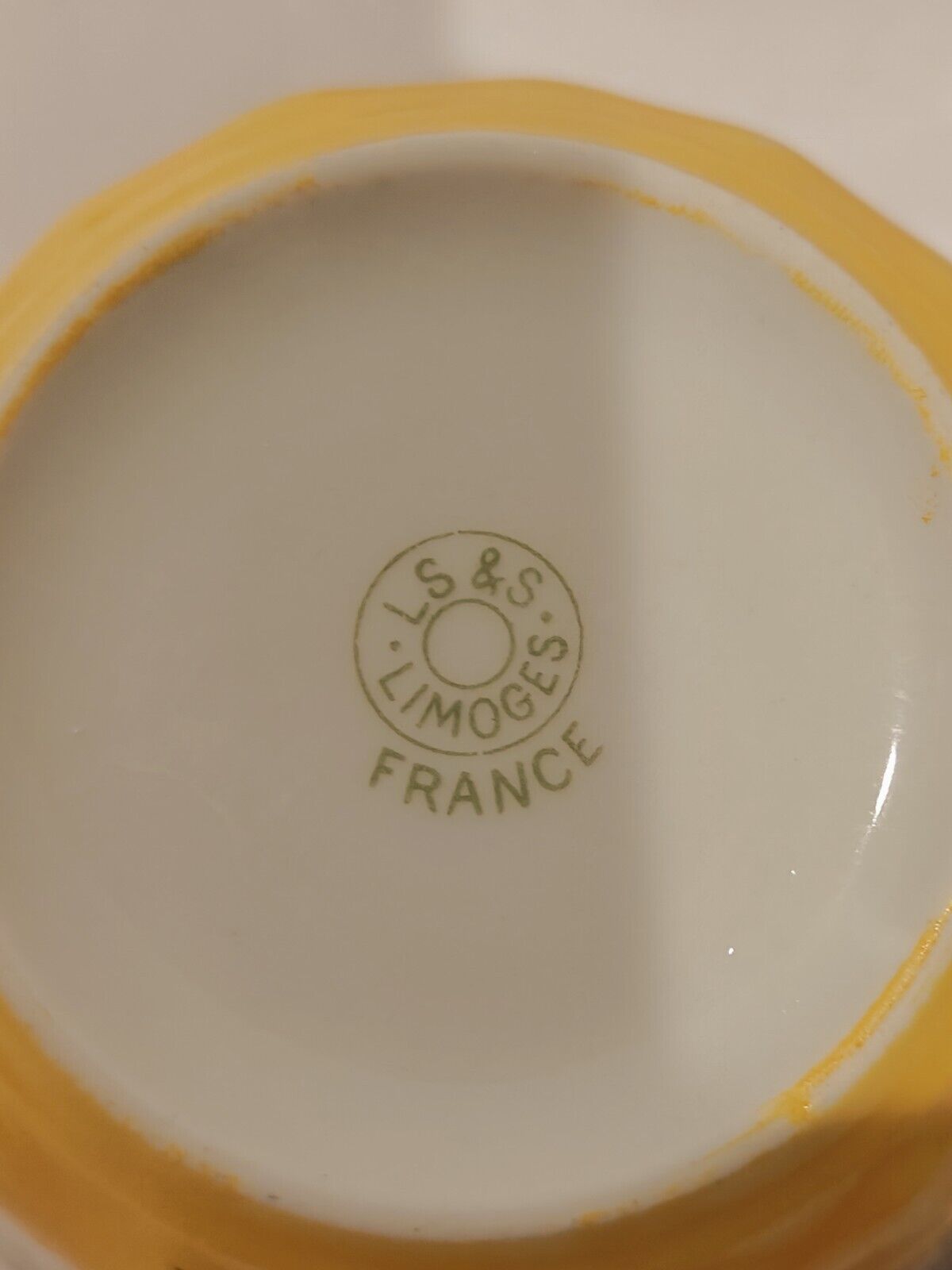 LS & S Limoges France Gold Gilt Porcelain Tea Cup Only Vintage Early 1900s