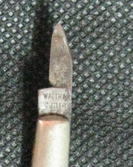 Antique Vintage Pocket Knife 1900s Waltham Cutlery 2 Blade Quill Style M O Pearl