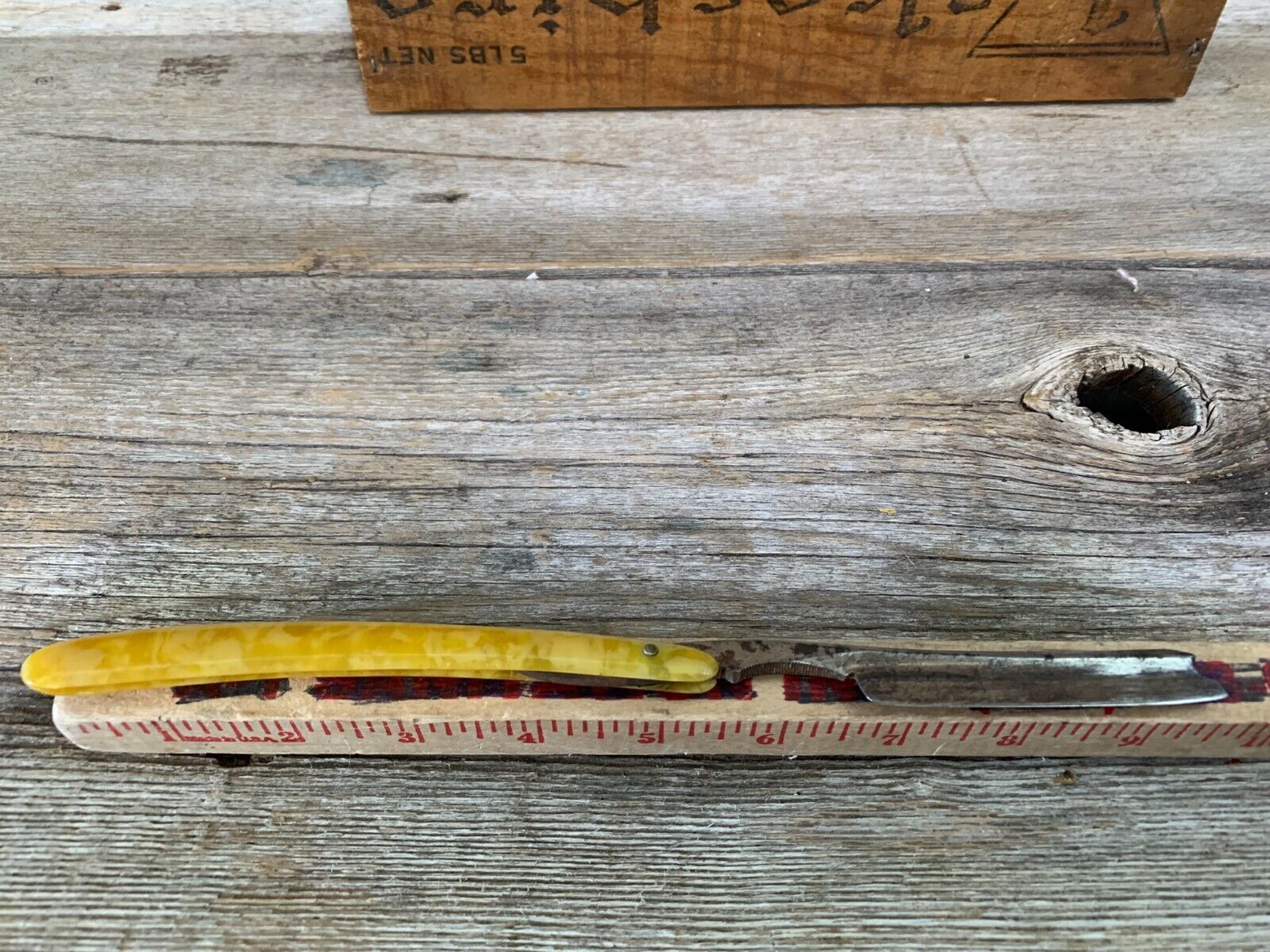 Antique 1900s Waterville Cutlery Co., Waterville Hand Forged Straight Razor