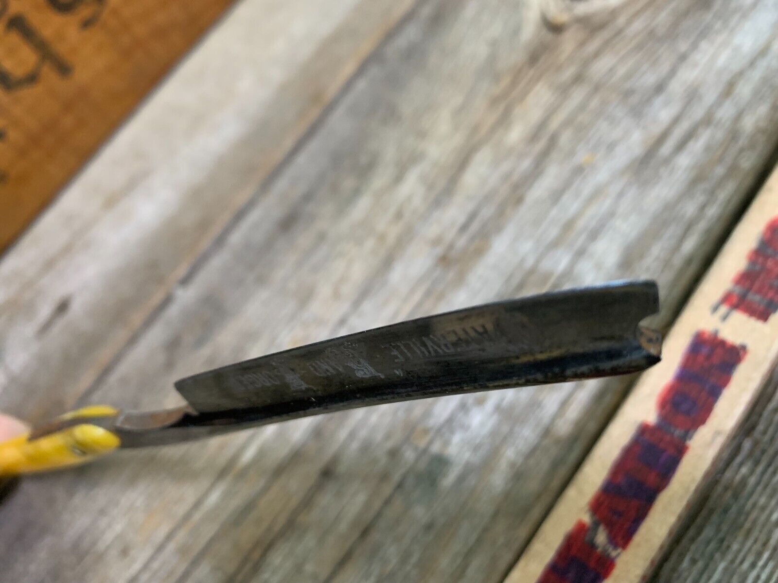 Antique 1900s Waterville Cutlery Co., Waterville Hand Forged Straight Razor