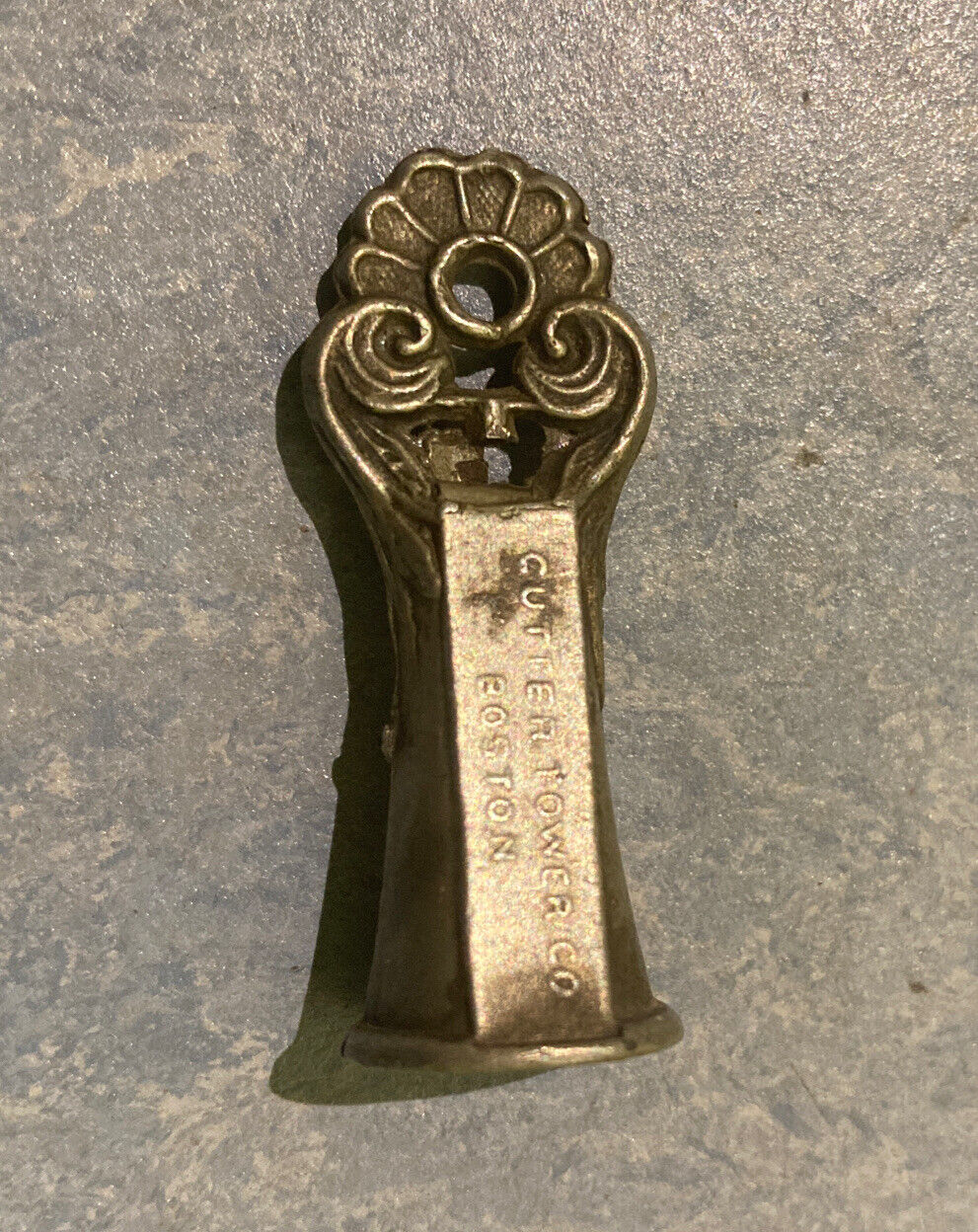 Antique Cutter Tower Boston Pencil Sharpener Late 1800s NY USA