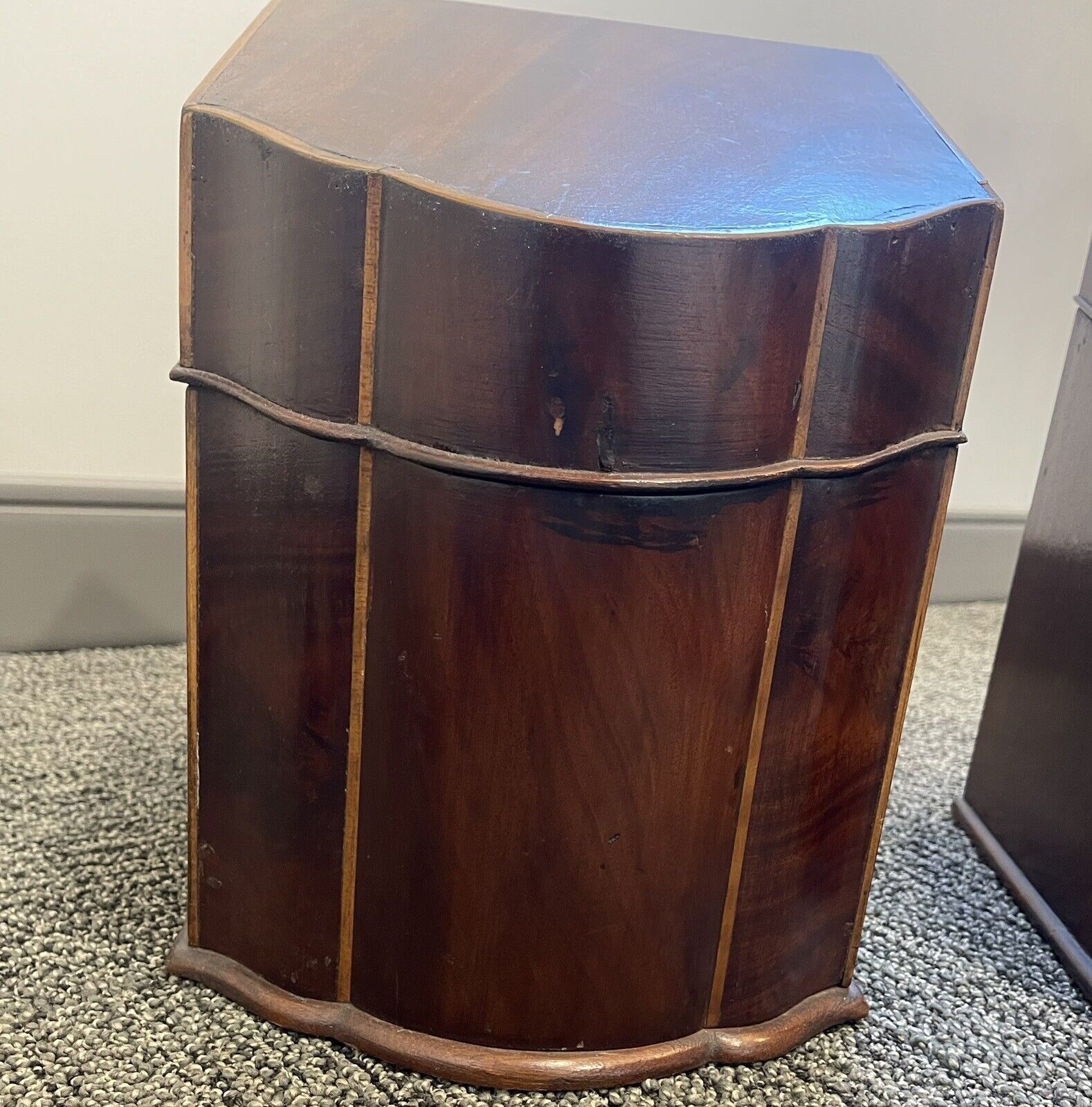 Georgian Cutlery Matching Boxes In Mahogany 1800’s 