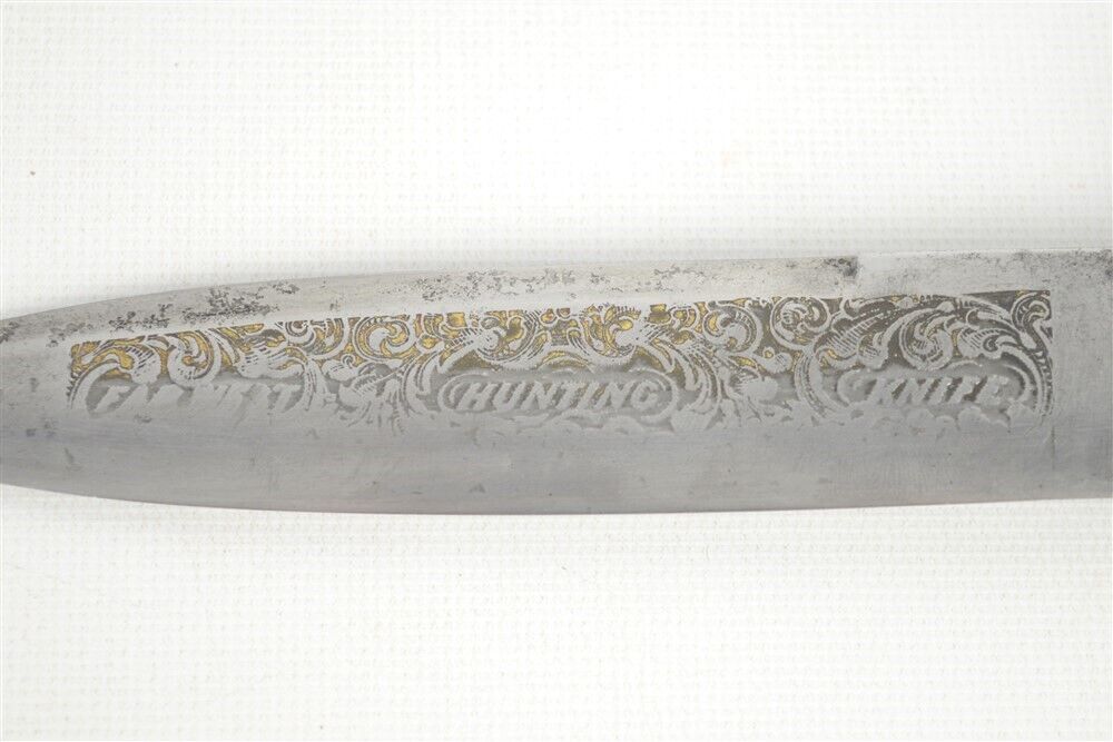 Sheffield Far West Hunting Knife Mid-1800s Tillotson 11.25" Fancy Handle 