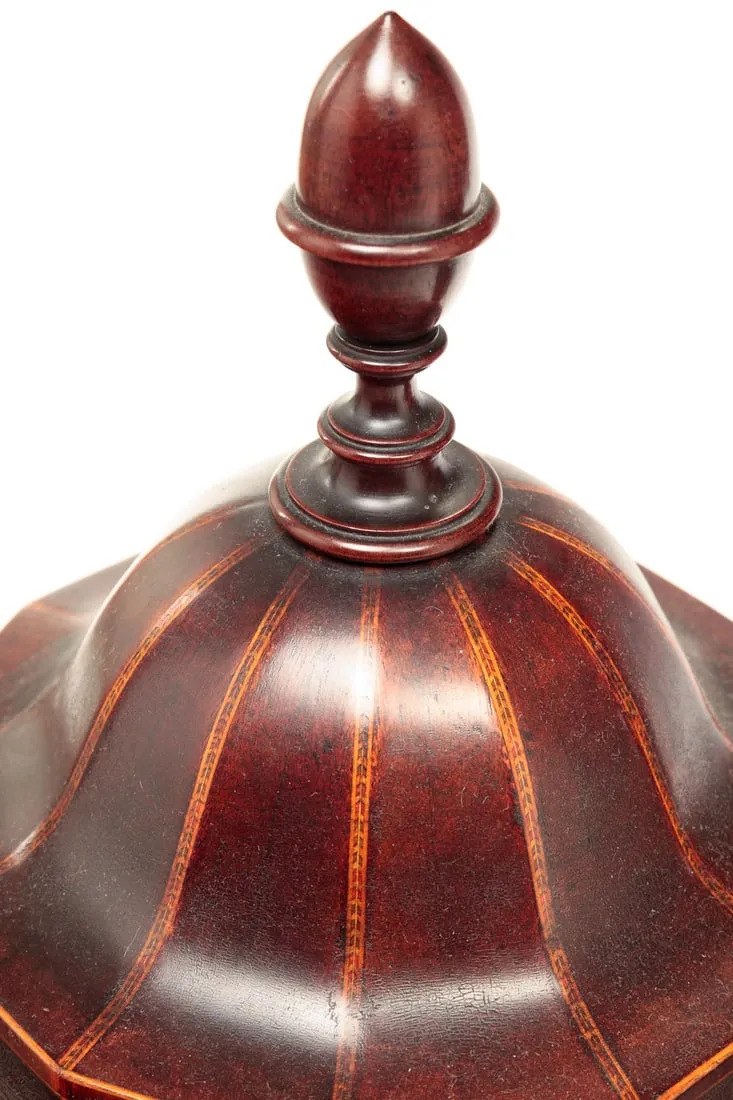 Pair of Important 1700's Cutlery Urns Knife Boxes