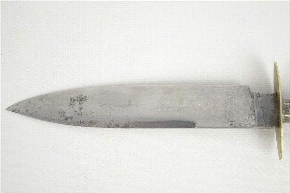 Sheffield Far West Hunting Knife Mid-1800s Tillotson 11.25" Fancy Handle 