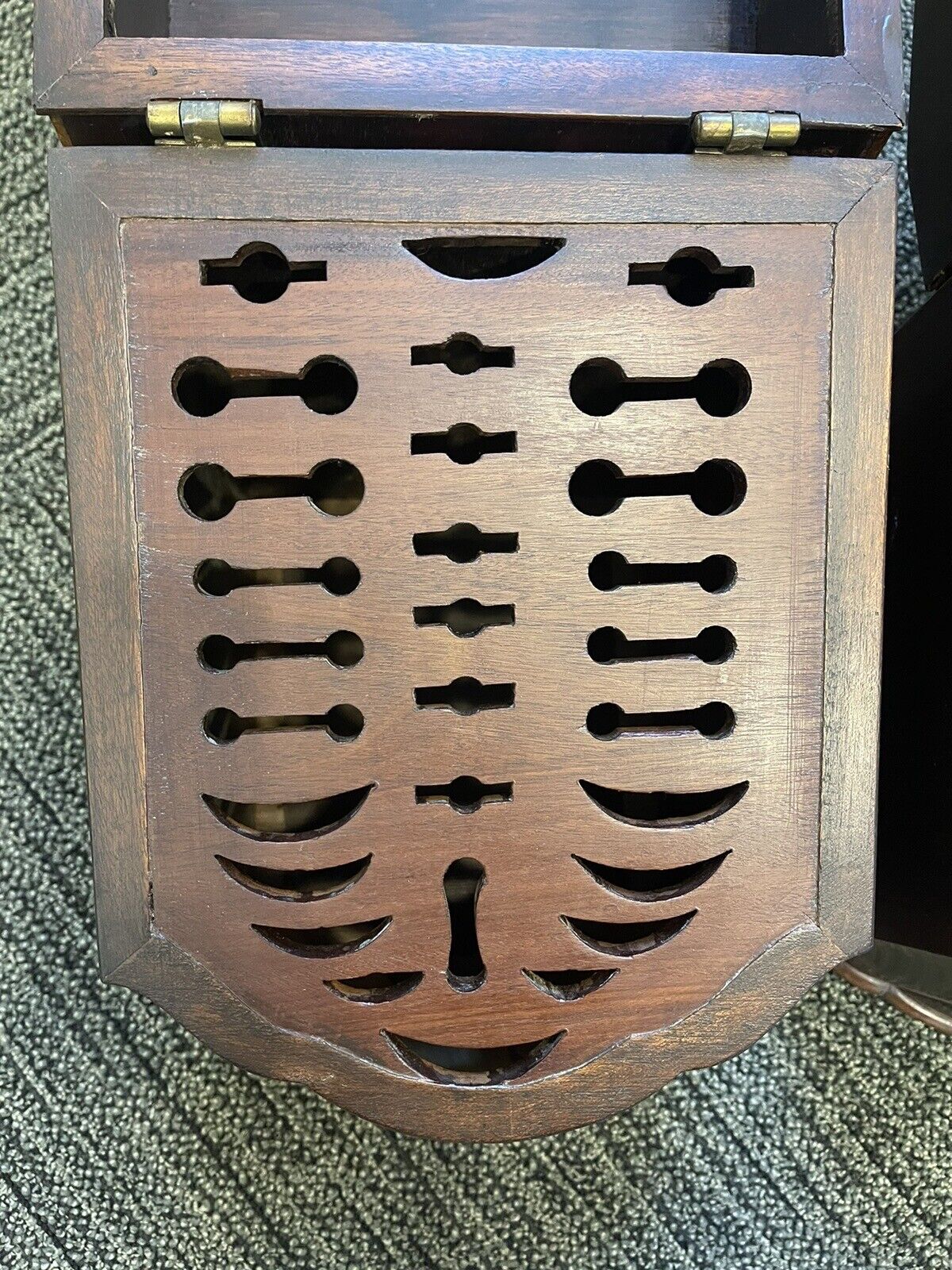 Georgian Cutlery Matching Boxes In Mahogany 1800’s 