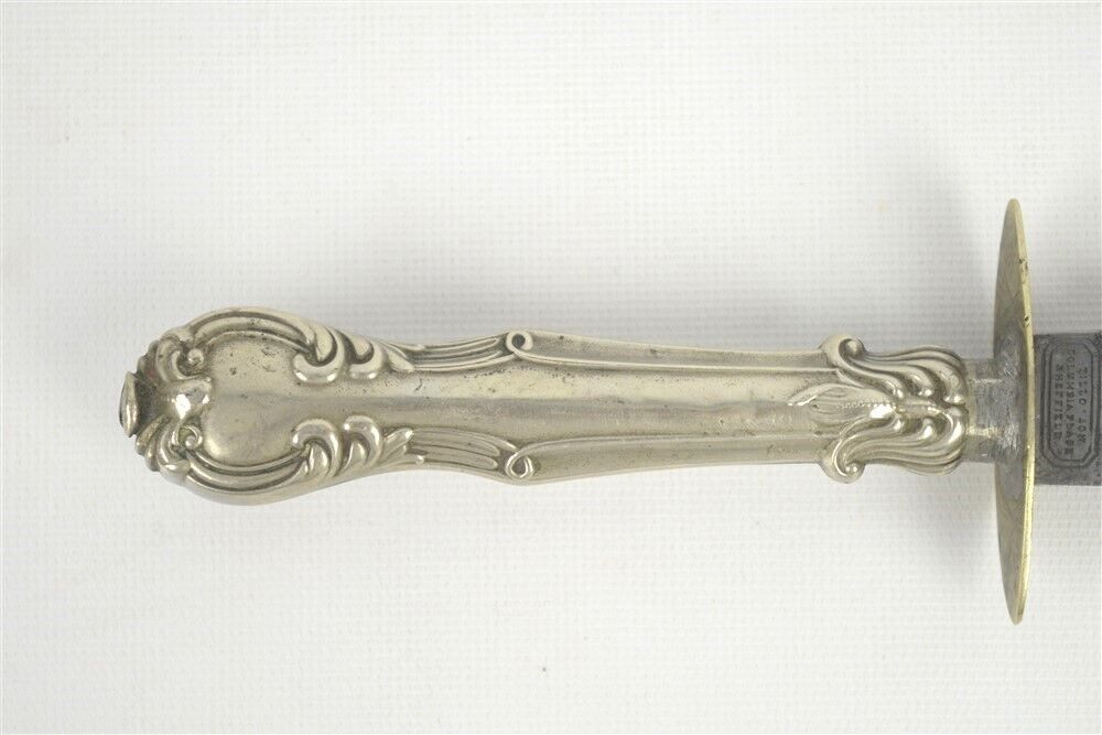 Sheffield Far West Hunting Knife Mid-1800s Tillotson 11.25" Fancy Handle 