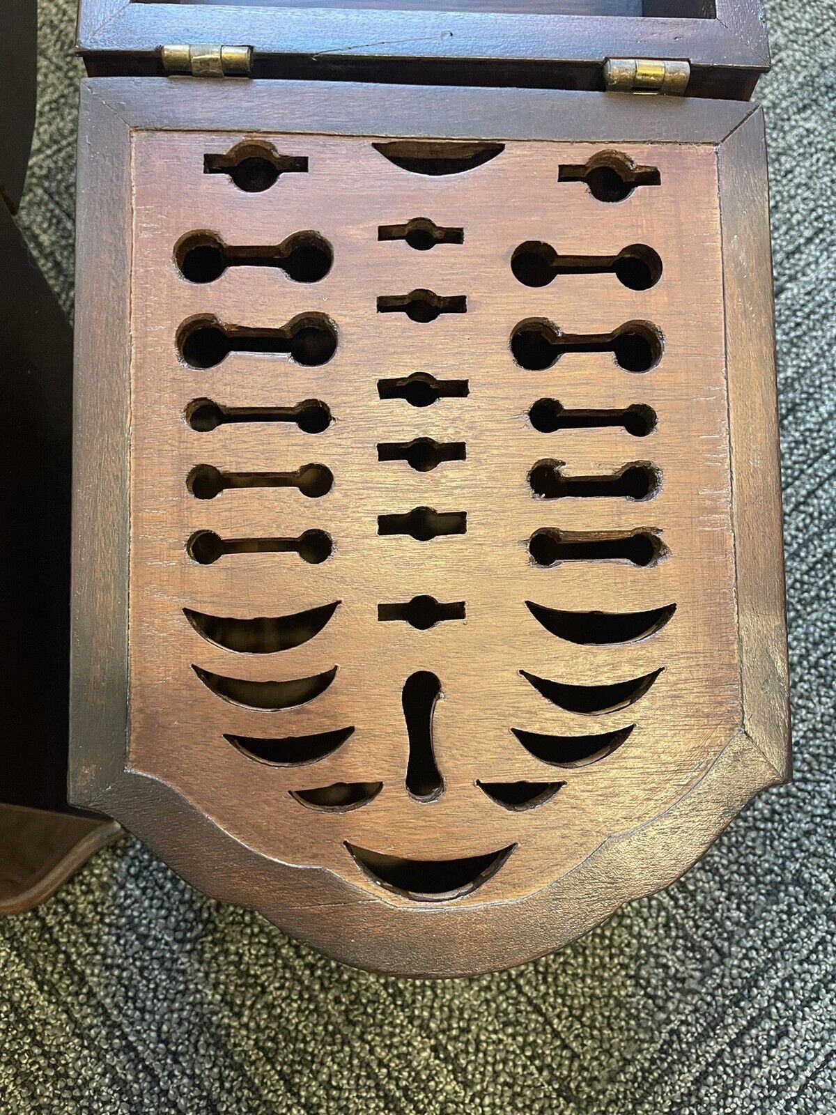 Georgian Cutlery Matching Boxes In Mahogany 1800’s 