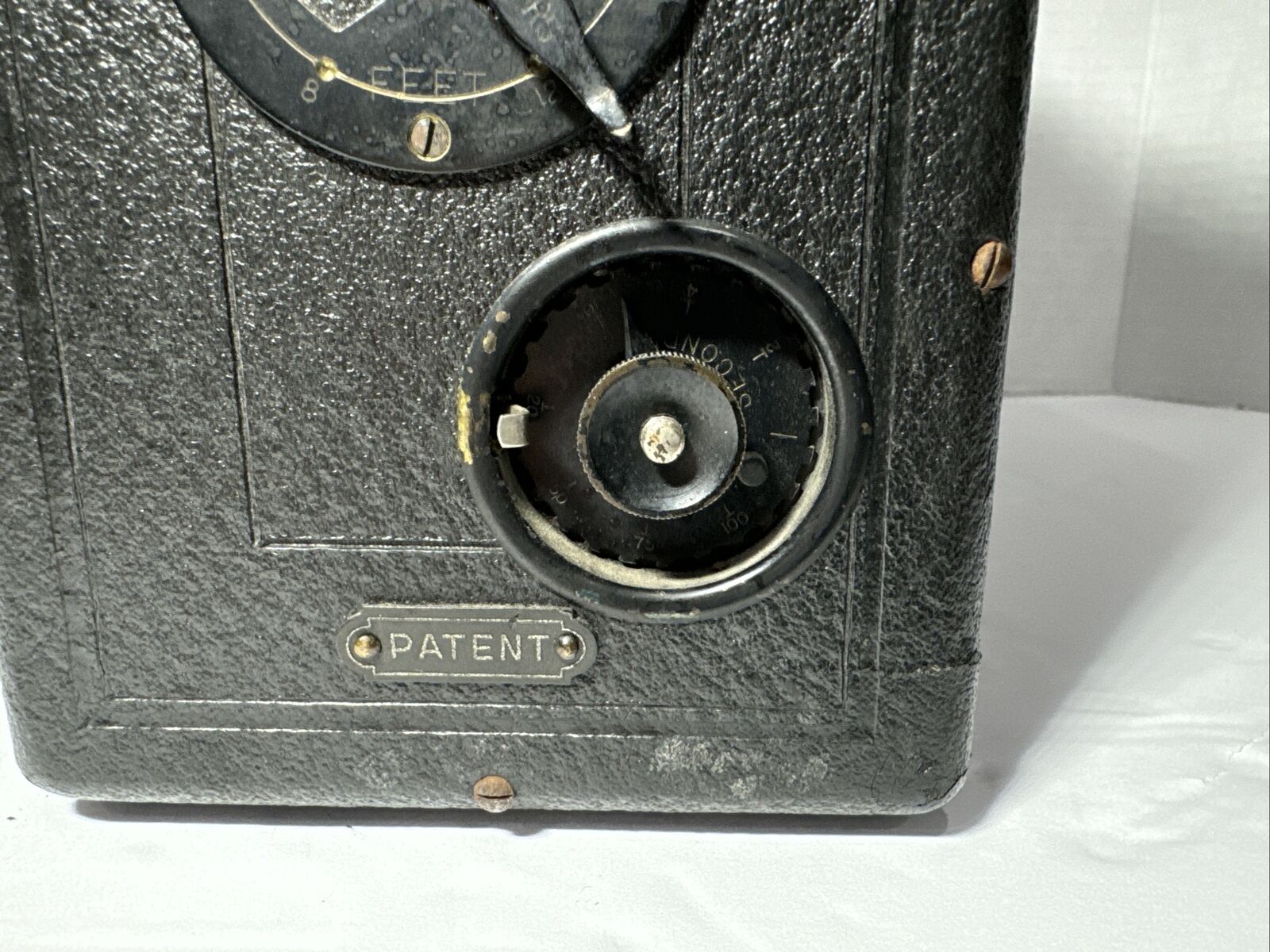 Antique Camera Butcher Midg No. 0 Camera Early 1900’s Film Plates Leather Handle