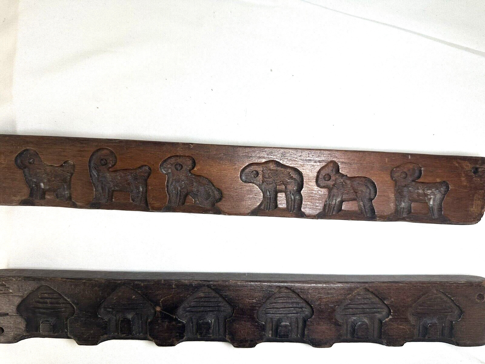 Antique Rare Collectible Primitive Cookie Biscuits Molds, Early 1800’s B18