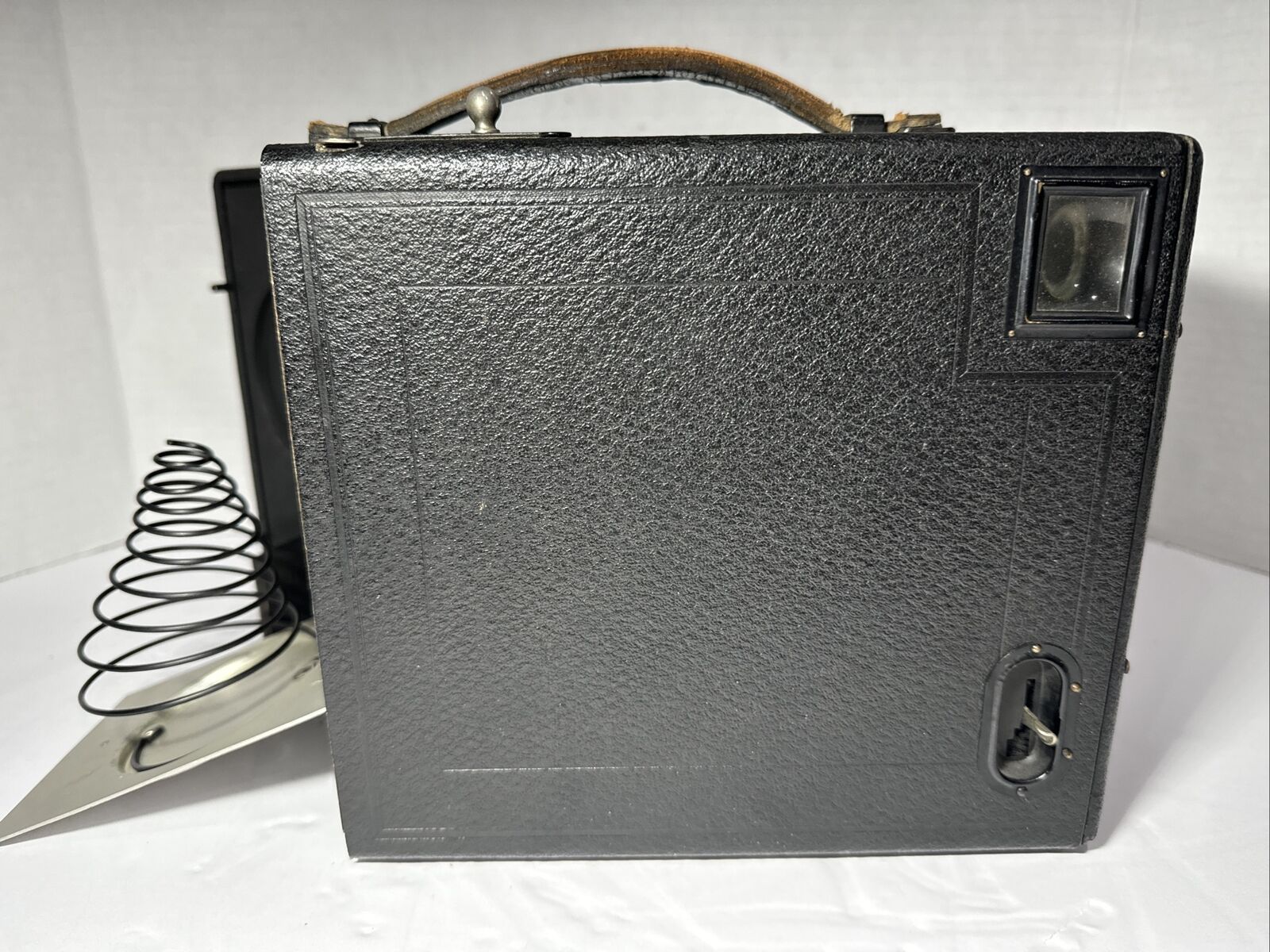 Antique Camera Butcher Midg No. 0 Camera Early 1900’s Film Plates Leather Handle