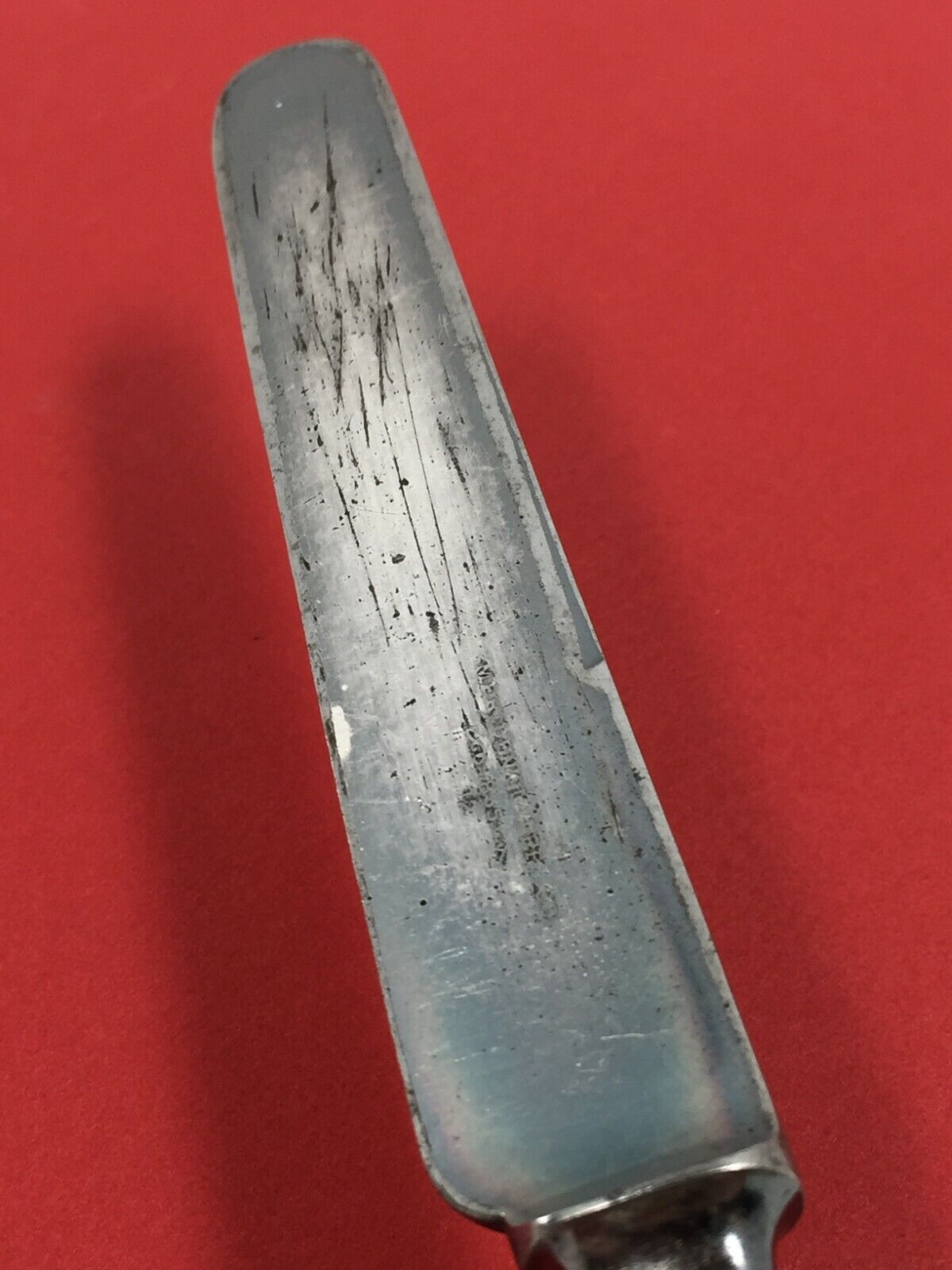 1800s Meriden Cutlery 2 Bone Handled Knives Silver Plated Blades w/ Butter Knife