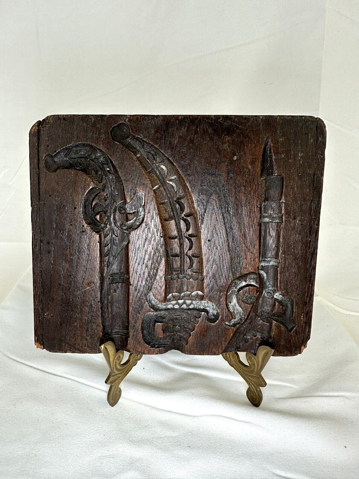 Antique Rare Collectible Primitive Cookie Biscuits Mold, Early 1800’s B18