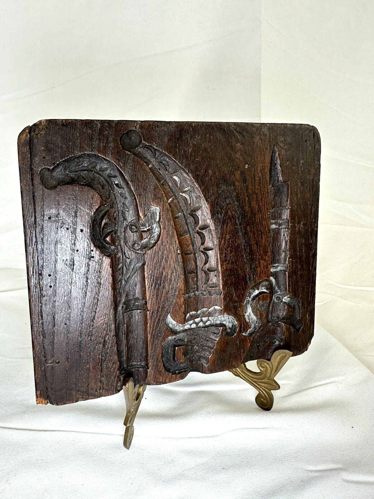Antique Rare Collectible Primitive Cookie Biscuits Mold, Early 1800’s B18