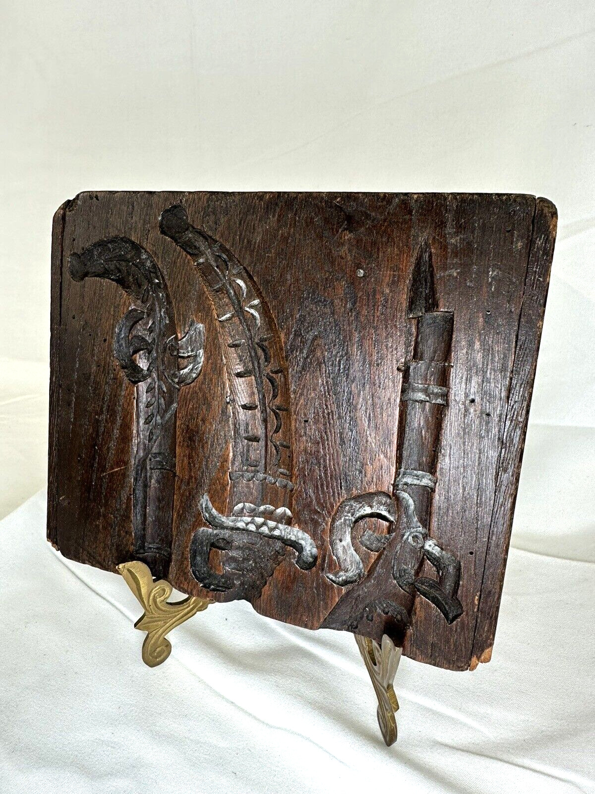 Antique Rare Collectible Primitive Cookie Biscuits Mold, Early 1800’s B18