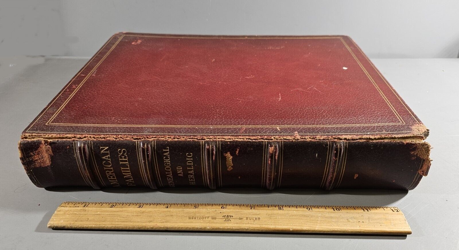 1800s AMERICAN FAMILIES BY WILLIAM RICHARD CUTTER, 14 OF LIMITED EDITION OF 50