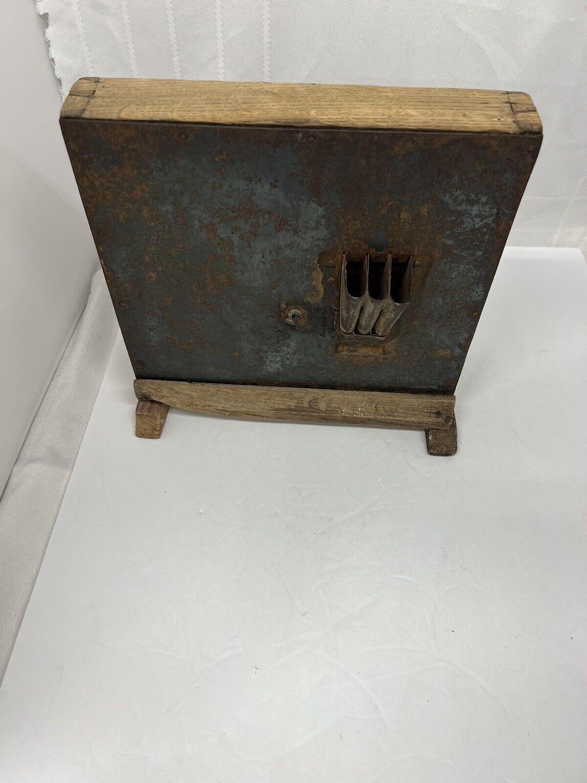 primitive bean cutter/ slicer. late 1800’s