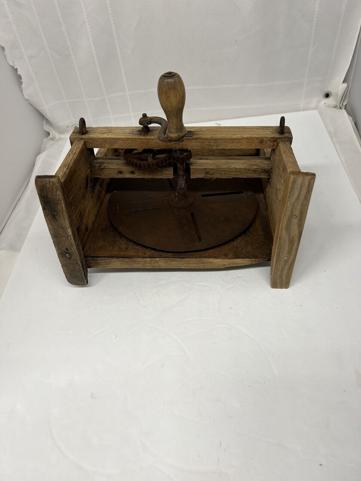 primitive bean cutter/ slicer. late 1800’s