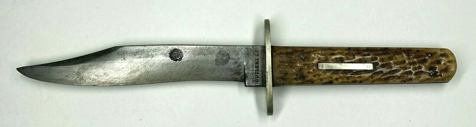 Vintage Challenge Cutlery Co Bowie Hunting Knife Late 1800s Approx. 9.5" Overall