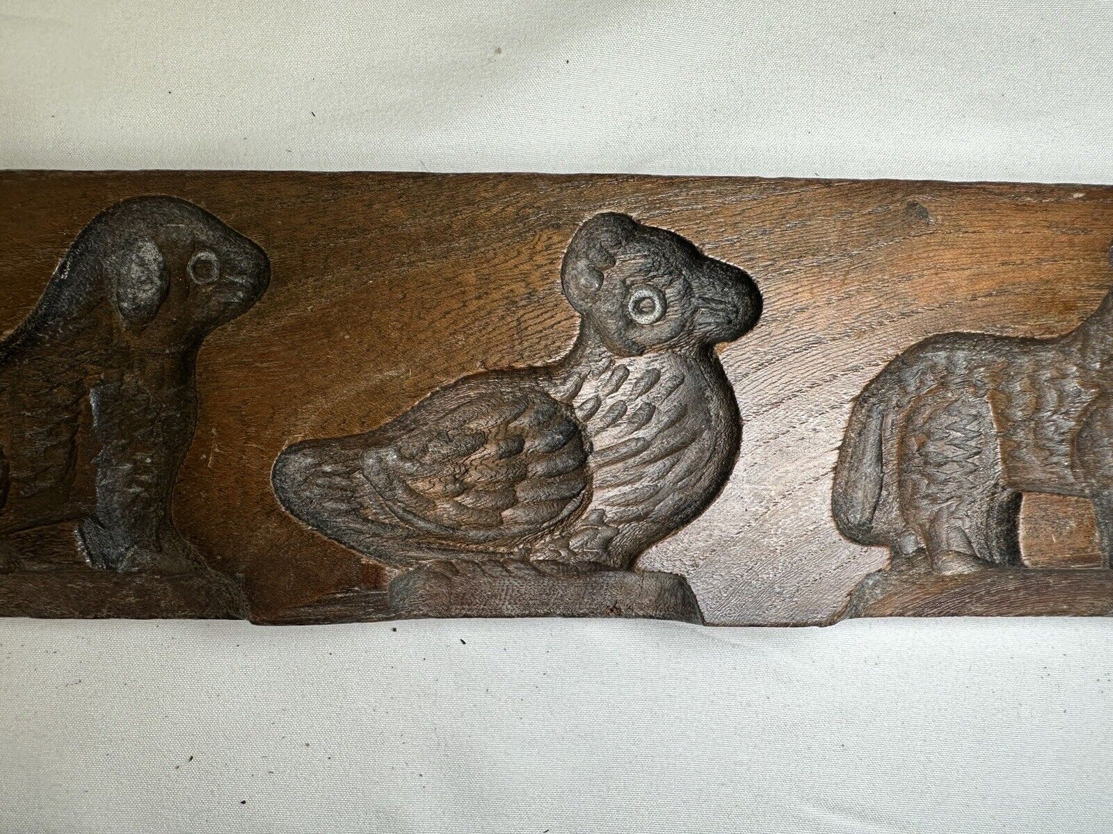 Set of 3 Antique Rare Collectible Primitive Cookie Biscuits Molds 1800’s B18