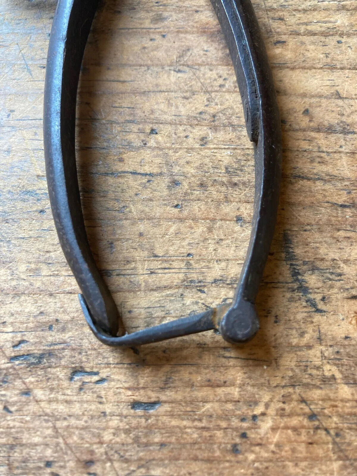 Rare! Antique 18th C Wrought Iron Decorative Sugar Cutter Primitive Kitchen