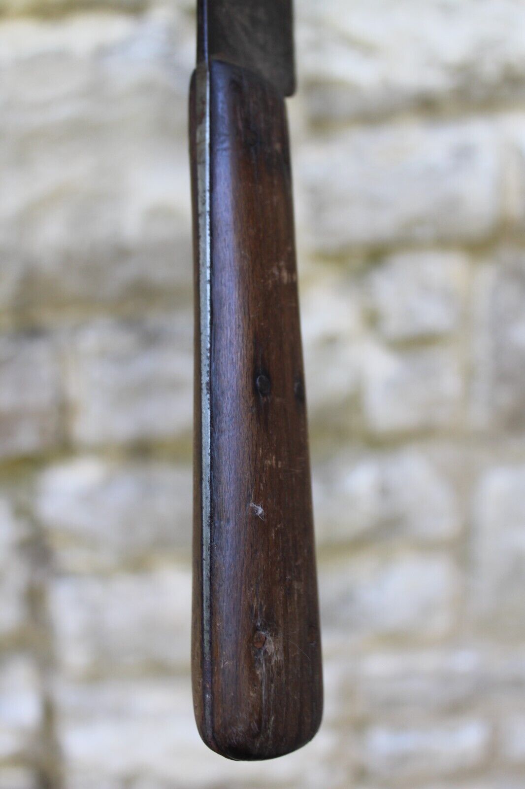 Primitive 1800's primitive butcher knife antique OLD long 23 3/4" HAND FORGED