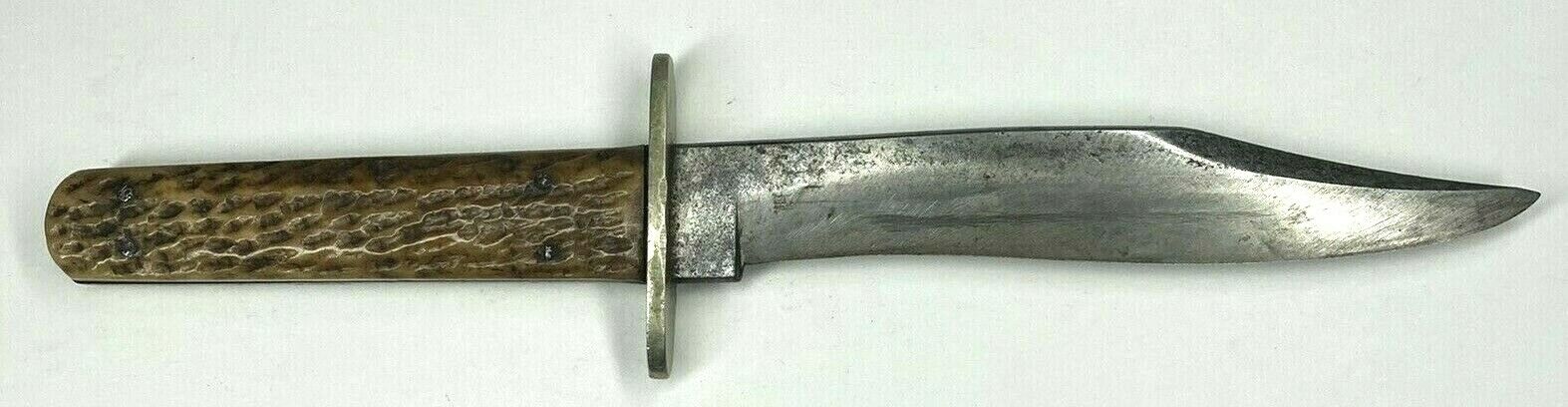 Vintage Challenge Cutlery Co Bowie Hunting Knife Late 1800s Approx. 9.5" Overall