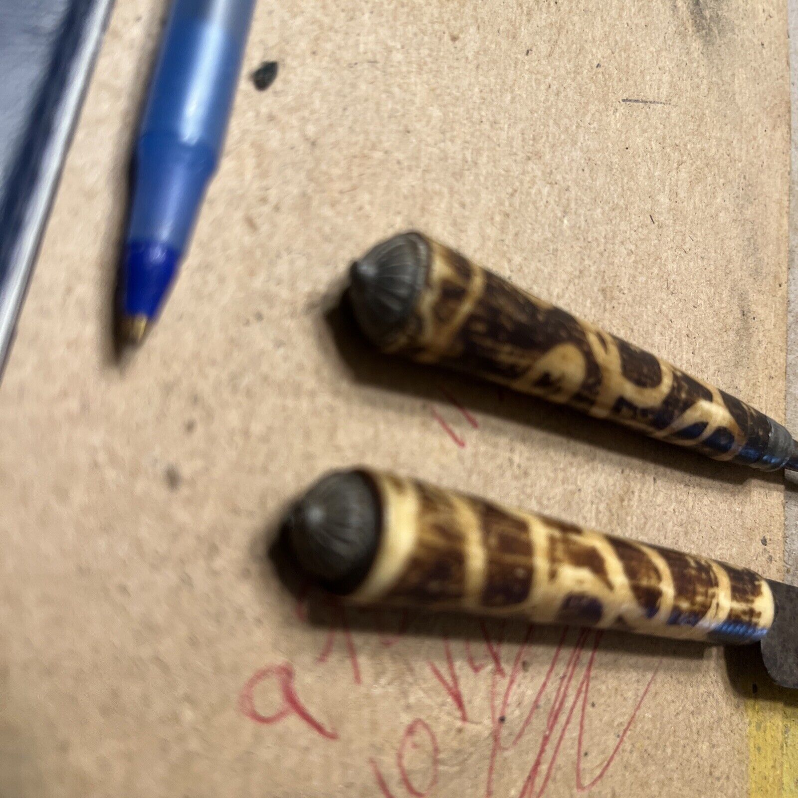 Early 18th Century Tobacco Dyed Handle Matching Cutlery