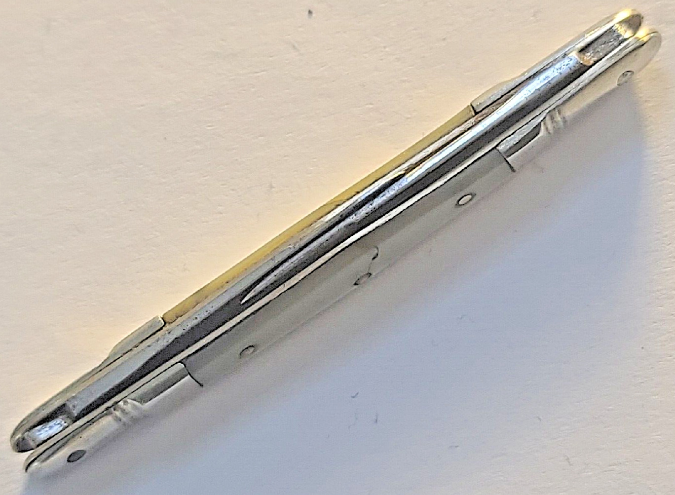 VINTAGE 1900s CONCO CUTLERY CO. 3.5" PEARLHANDLE NICKELSILVER BOLSTERS PEN KNIFE