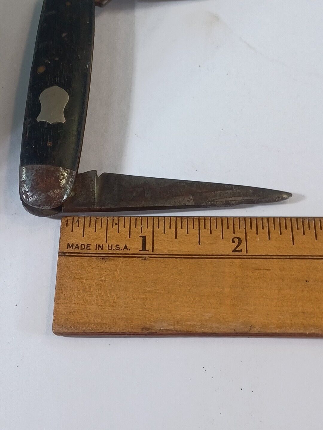 1800s/EARLY 1900s CHALLENGE CUTLERY BRIDGEPORT CONN. 2 BLADE JACK/POCKET KNIFE 