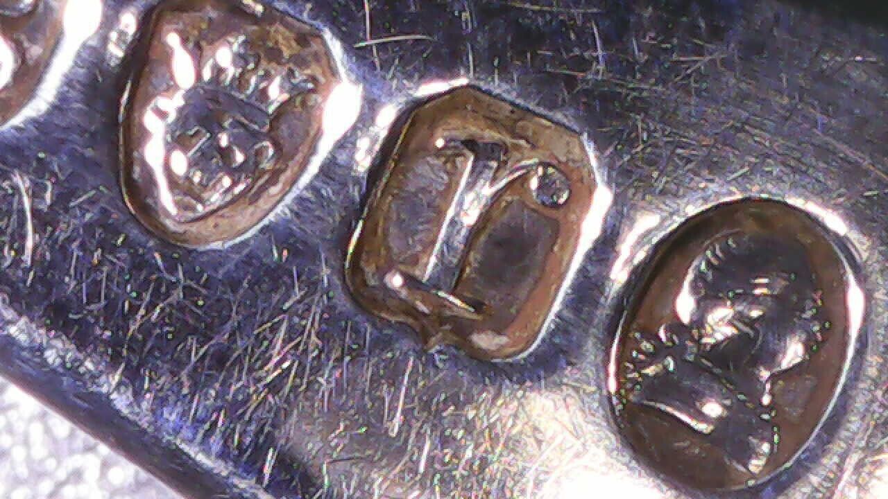 King George II King George III circa 1700s English Silver Spoon Fork Knife set