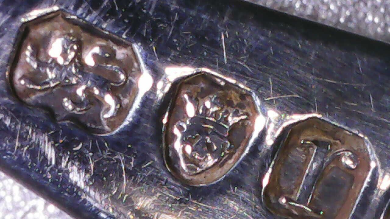 King George II King George III circa 1700s English Silver Spoon Fork Knife set