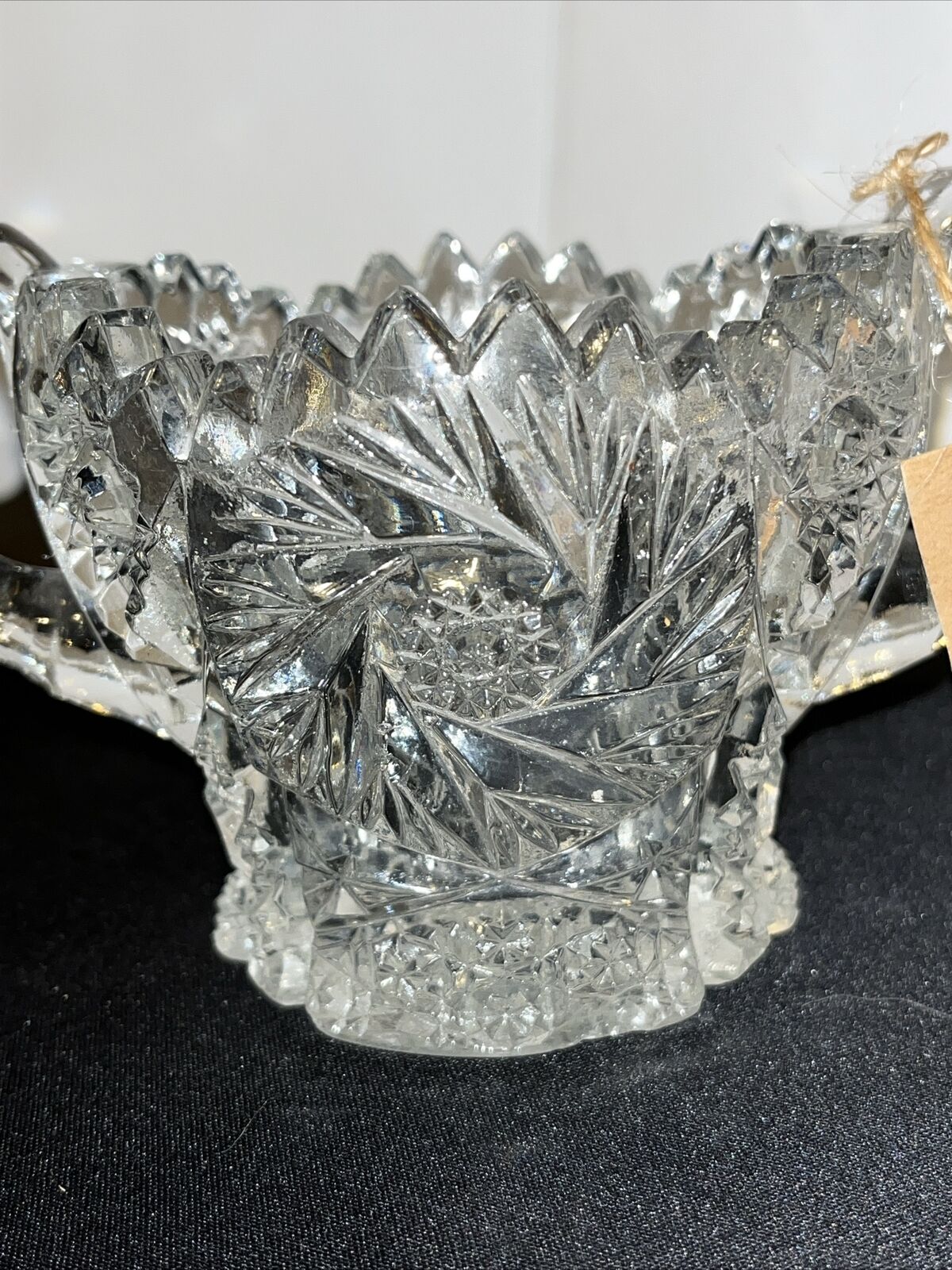 Antique EAPG Clear Glass Sugar and Creamer Early 1900s Mint Condition