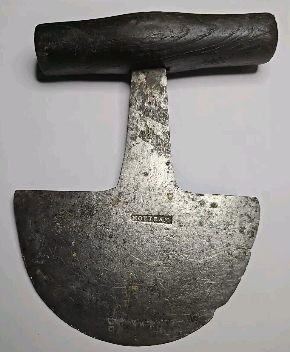 Vintage Antique Primative 1800's Mottram Knife Chopper Kitchen Cutter Tool