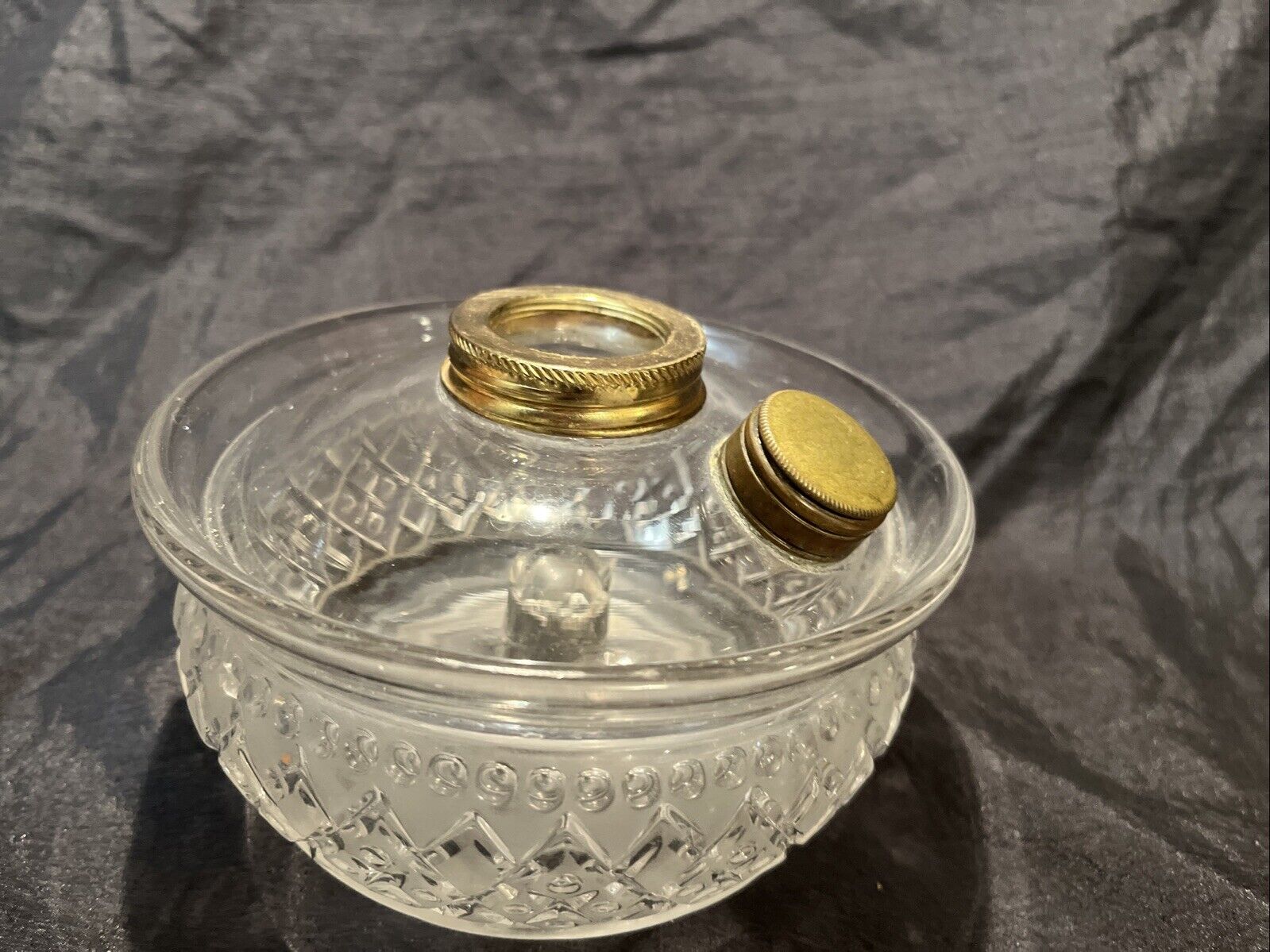 EAPG Pat'd  1870 LOMAX  Font  Beaded Diamond Band Union Glass Co