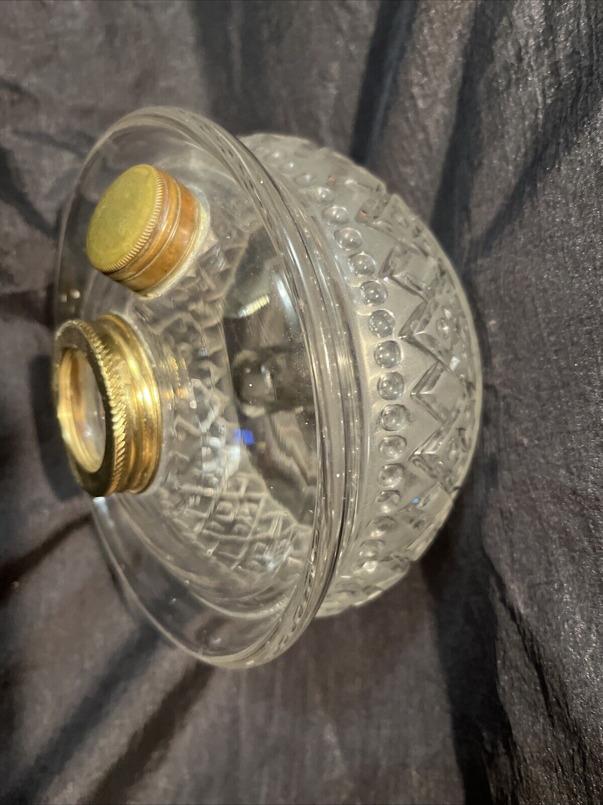 EAPG Pat'd  1870 LOMAX  Font  Beaded Diamond Band Union Glass Co