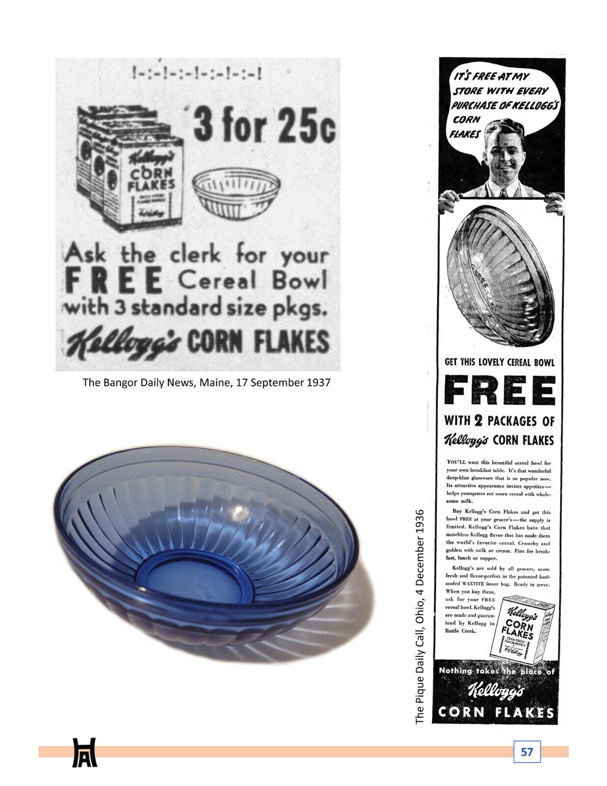 Direct to the Consumer: Promotional & Premium Glassware 1900s-1960s - Reference