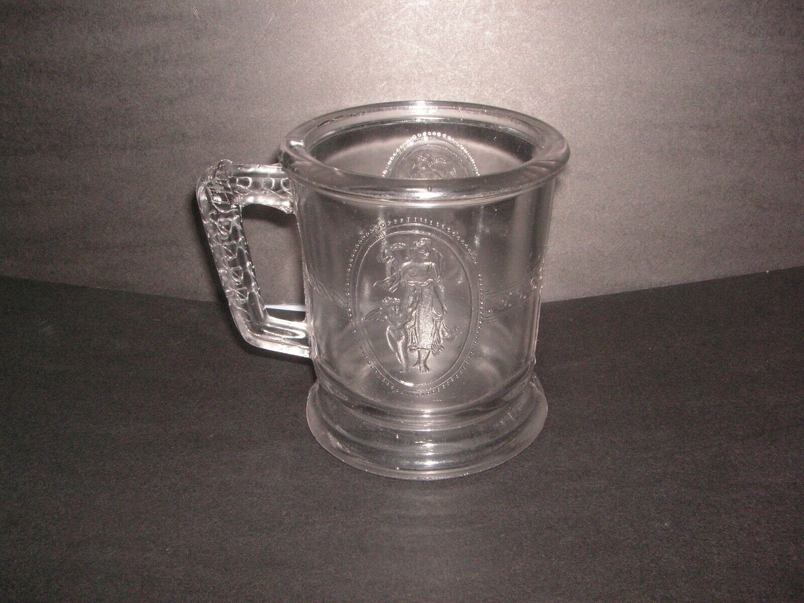 OLD 1800'S EAPG MUG, CHILD'S MUG, CUP, VENUS AND CUPID