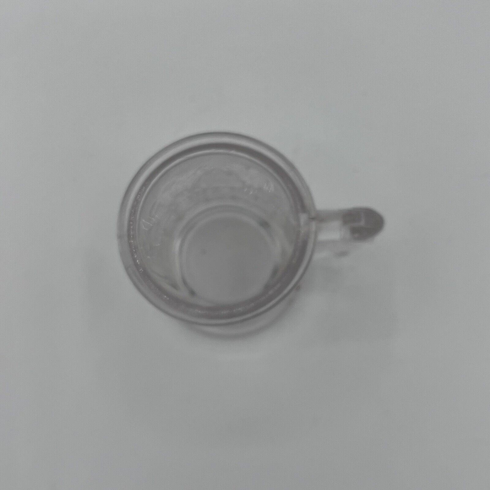 1800’s EAPG Dithridge Glass Childrens Mug “Two Cats Fighting”